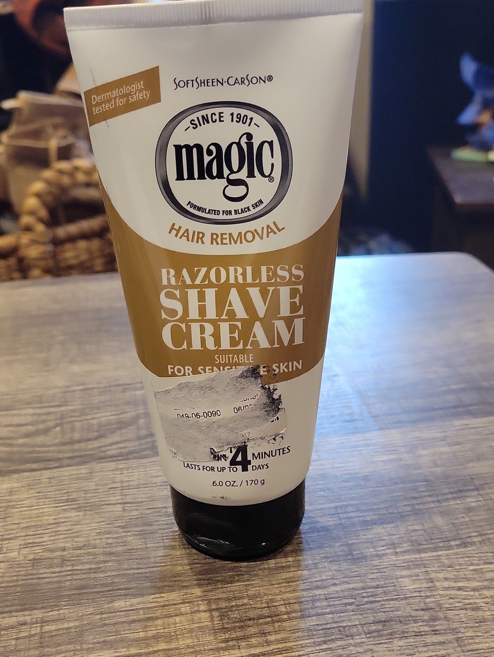 5/ 25.00/Razorless Magic Shave Cream.New!For Sensitive Skin.